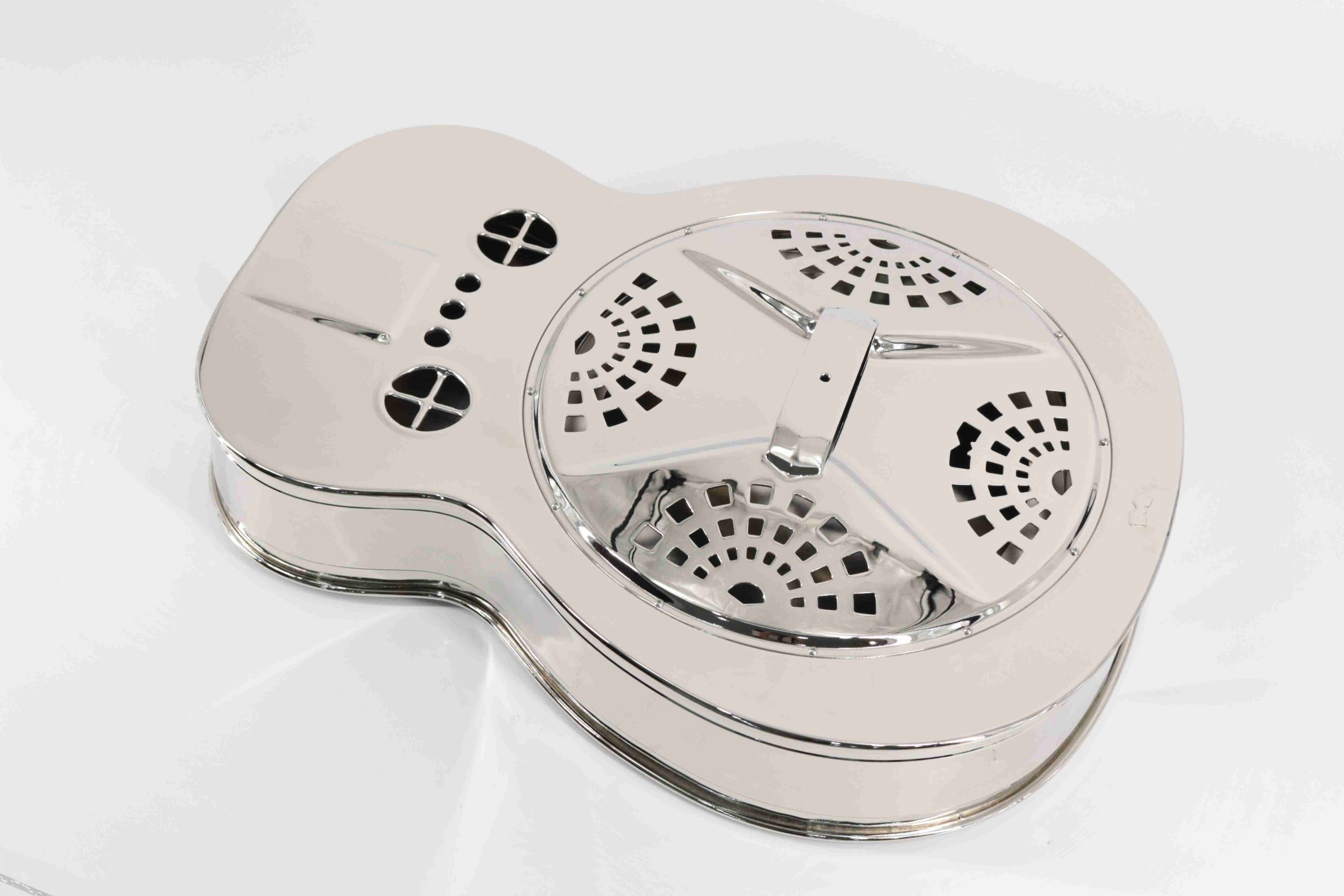 nickel plated brass resonator guitar body